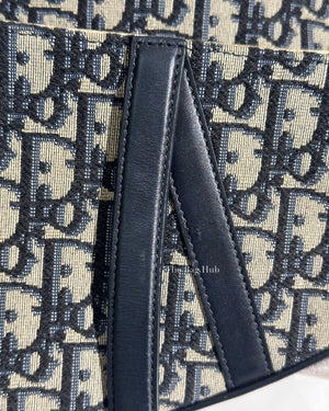 Dior Blue Oblique Saddle Bag-18