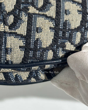 Dior Blue Oblique Saddle Bag-19