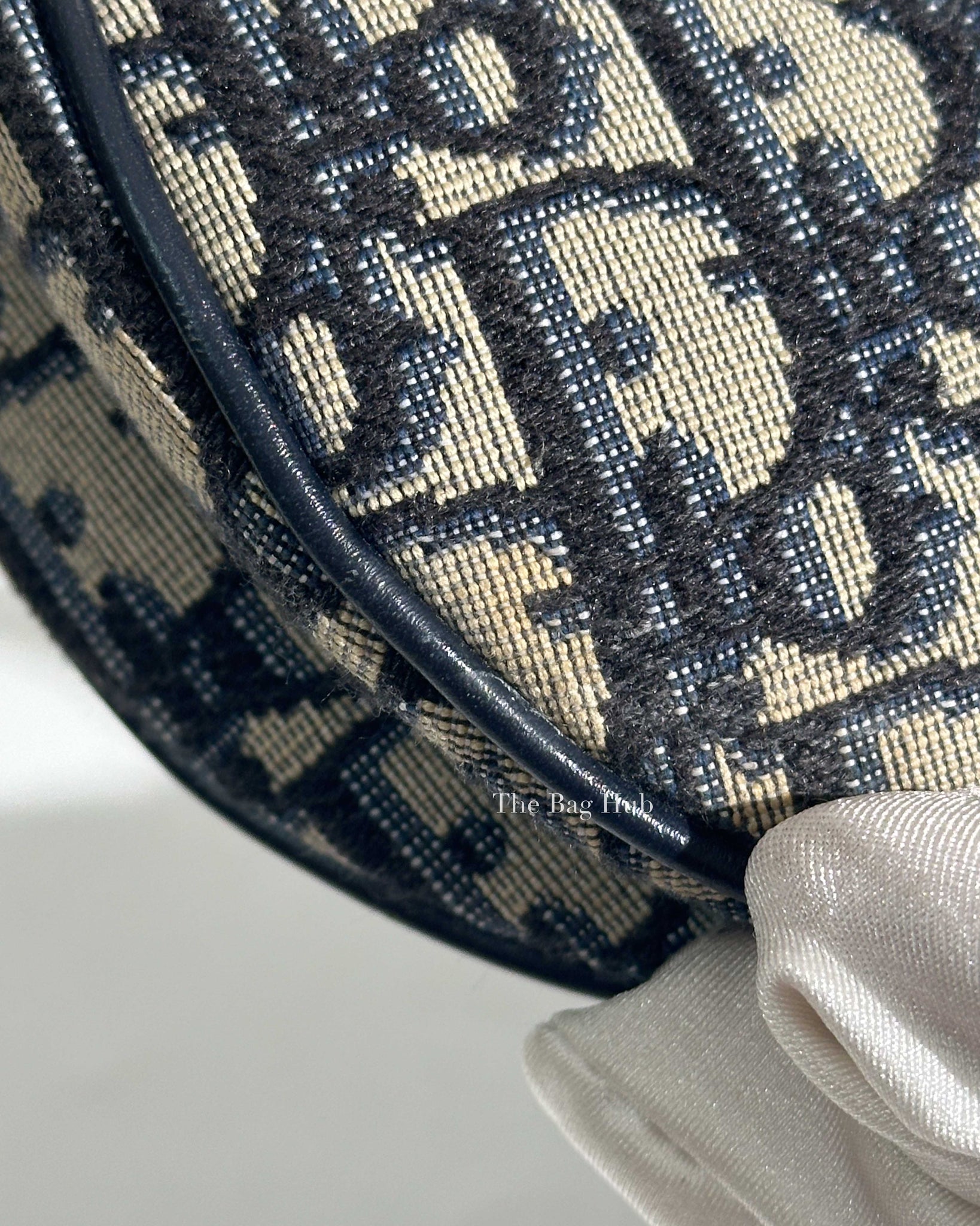 Dior Blue Oblique Saddle Bag-20