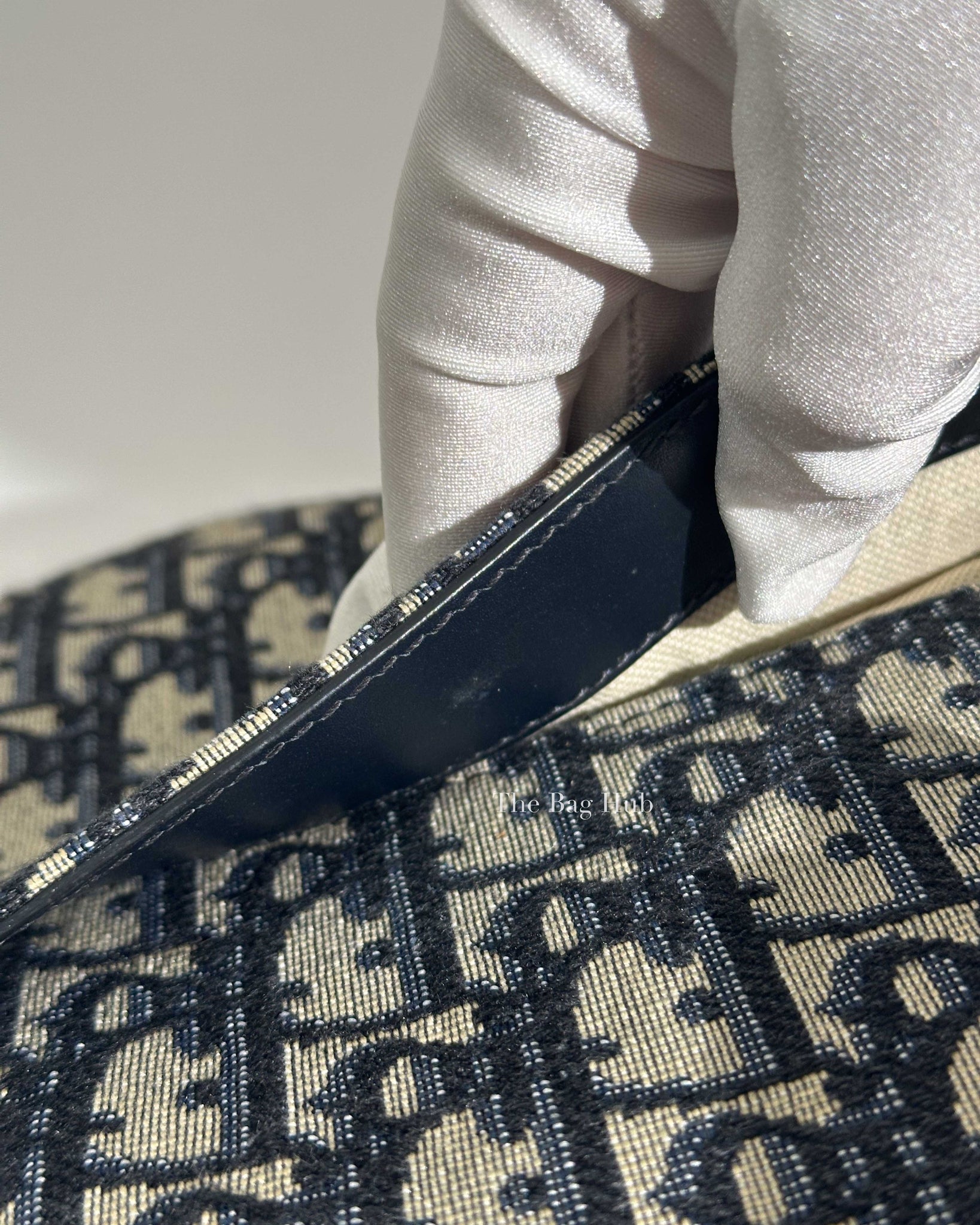 Dior Blue Oblique Saddle Bag-26