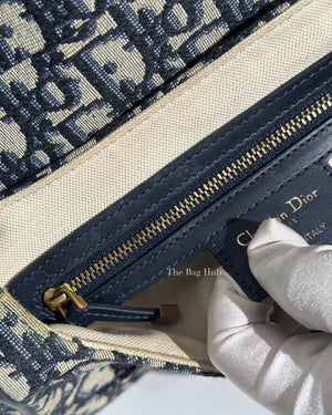 Dior Blue Oblique Saddle Bag-27