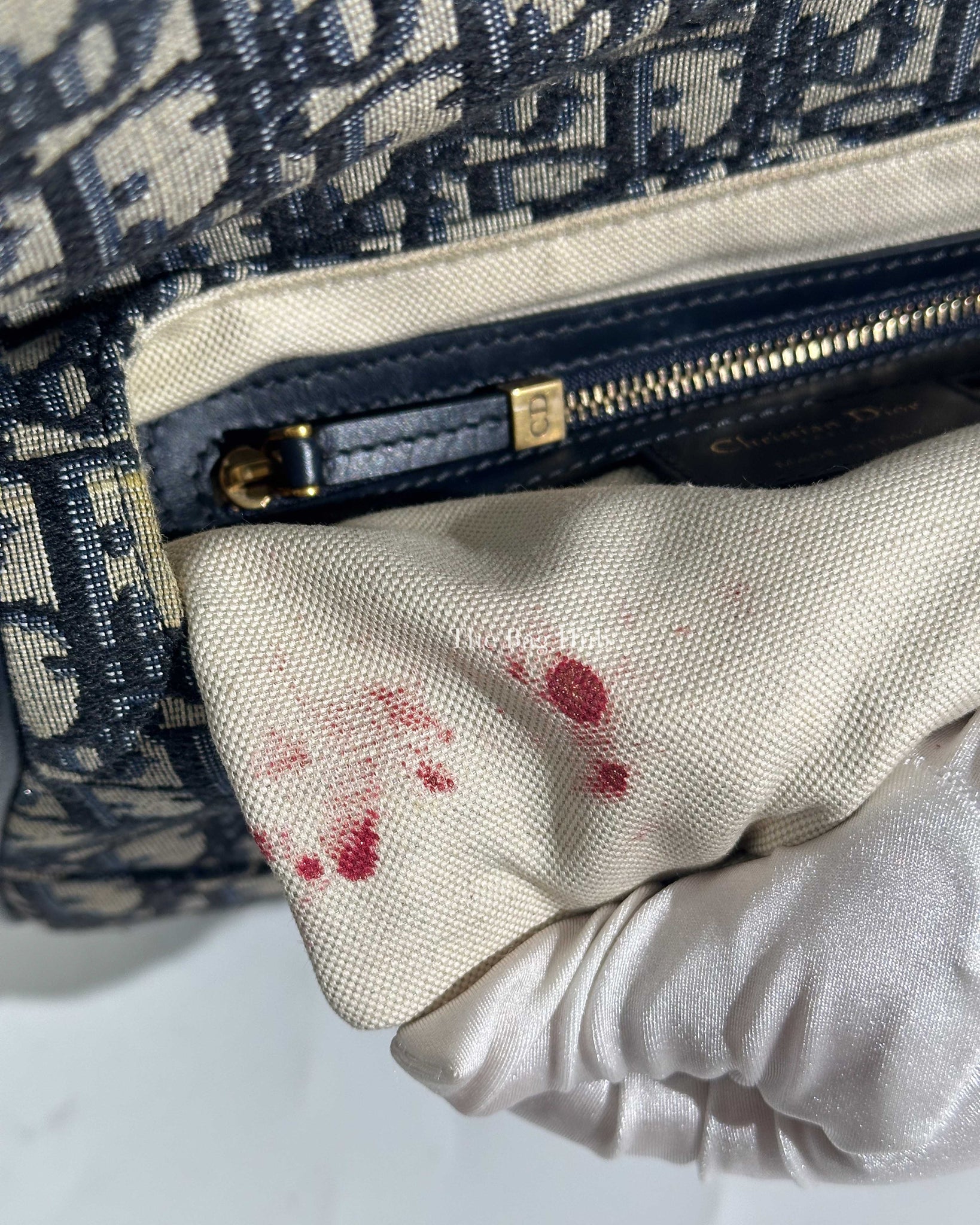 Dior Blue Oblique Saddle Bag-29