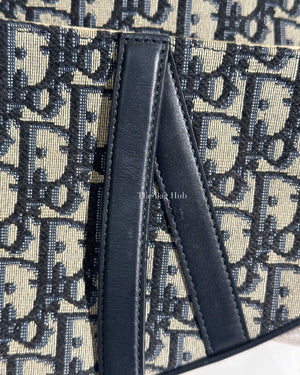 Dior Blue Oblique Saddle Bag-31