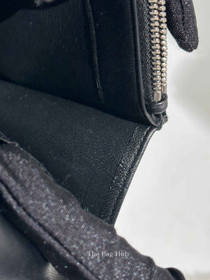 Saint Laurent Black Velvet Crystal-Embellished Toy Kate Tassel Clutch Bag
