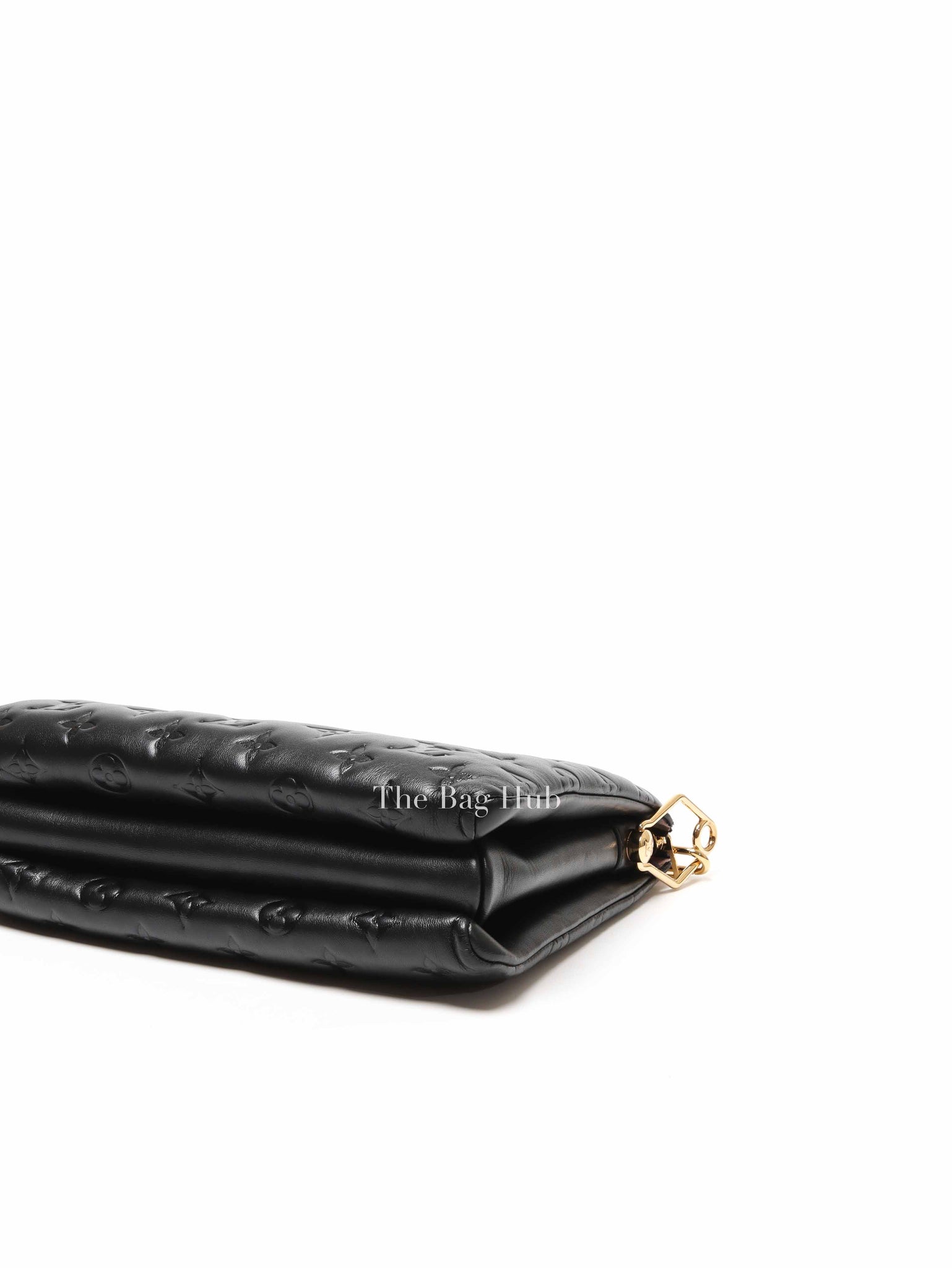 Louis Vuitton Noir Monogram Empreinte Leather Coussin PM Shoulder Bag