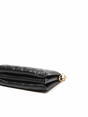 Louis Vuitton Noir Monogram Empreinte Leather Coussin PM Shoulder Bag