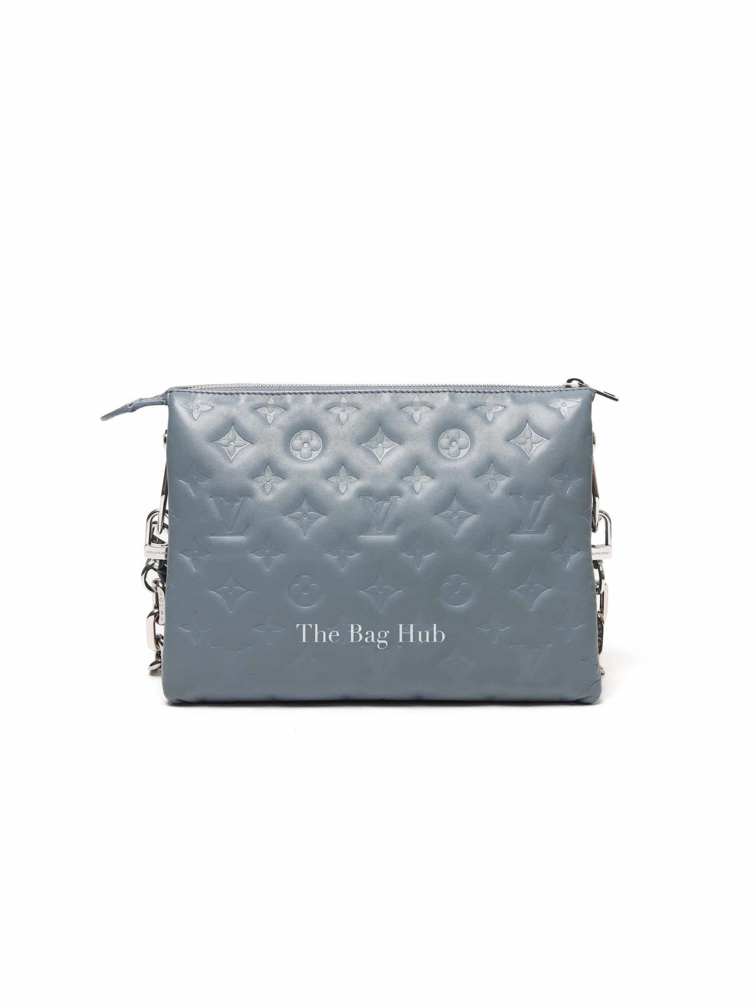 Louis Vuitton Glacier Blue Monogram Empreinte Leather Coussin PM Shoulder Bag