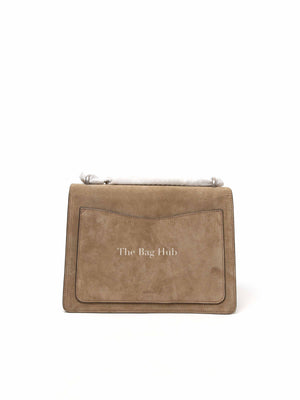 Gucci Beige Suede and Leather Medium Dionysus Shoulder Bag