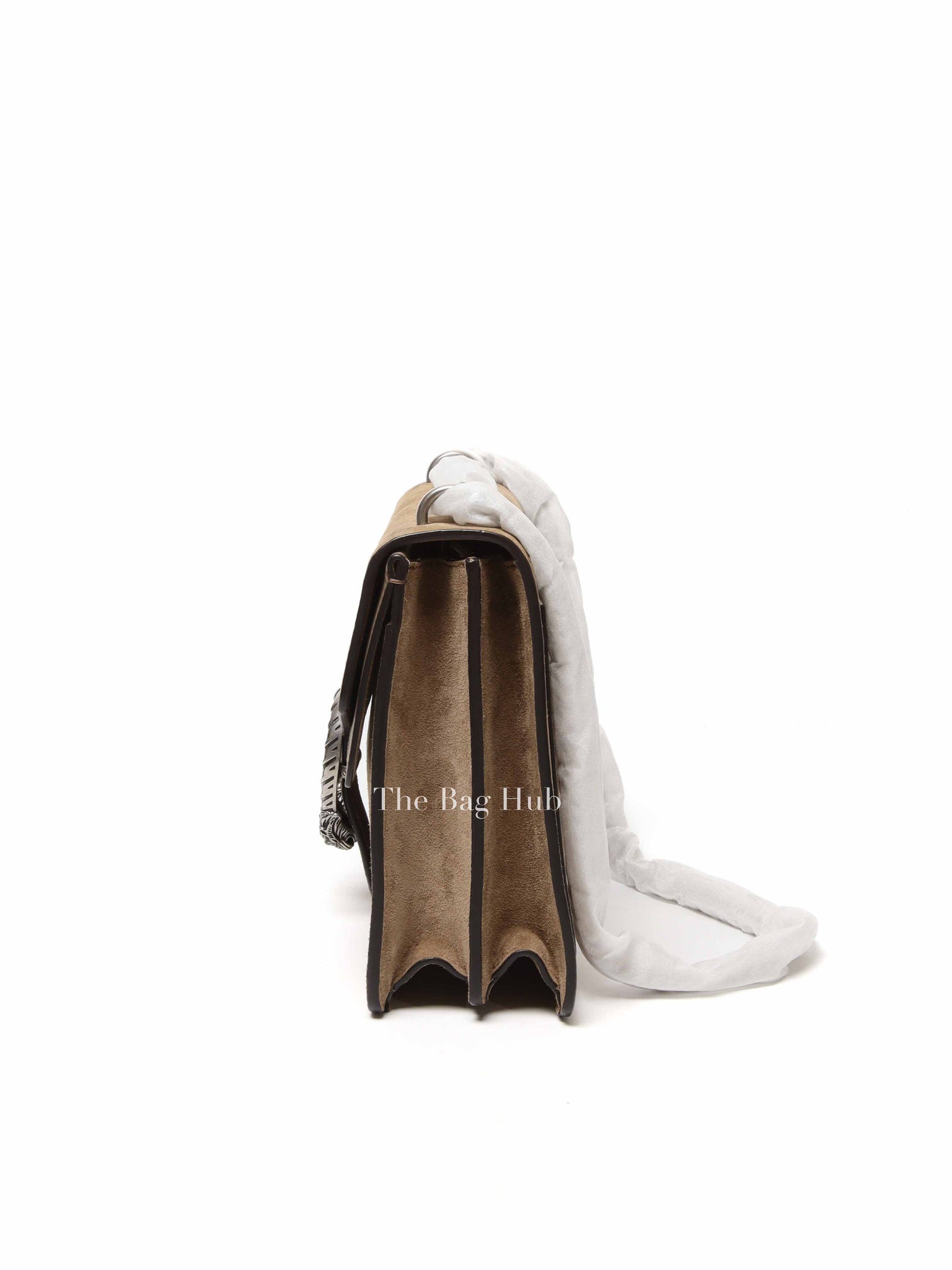 Gucci Beige Suede and Leather Medium Dionysus Shoulder Bag