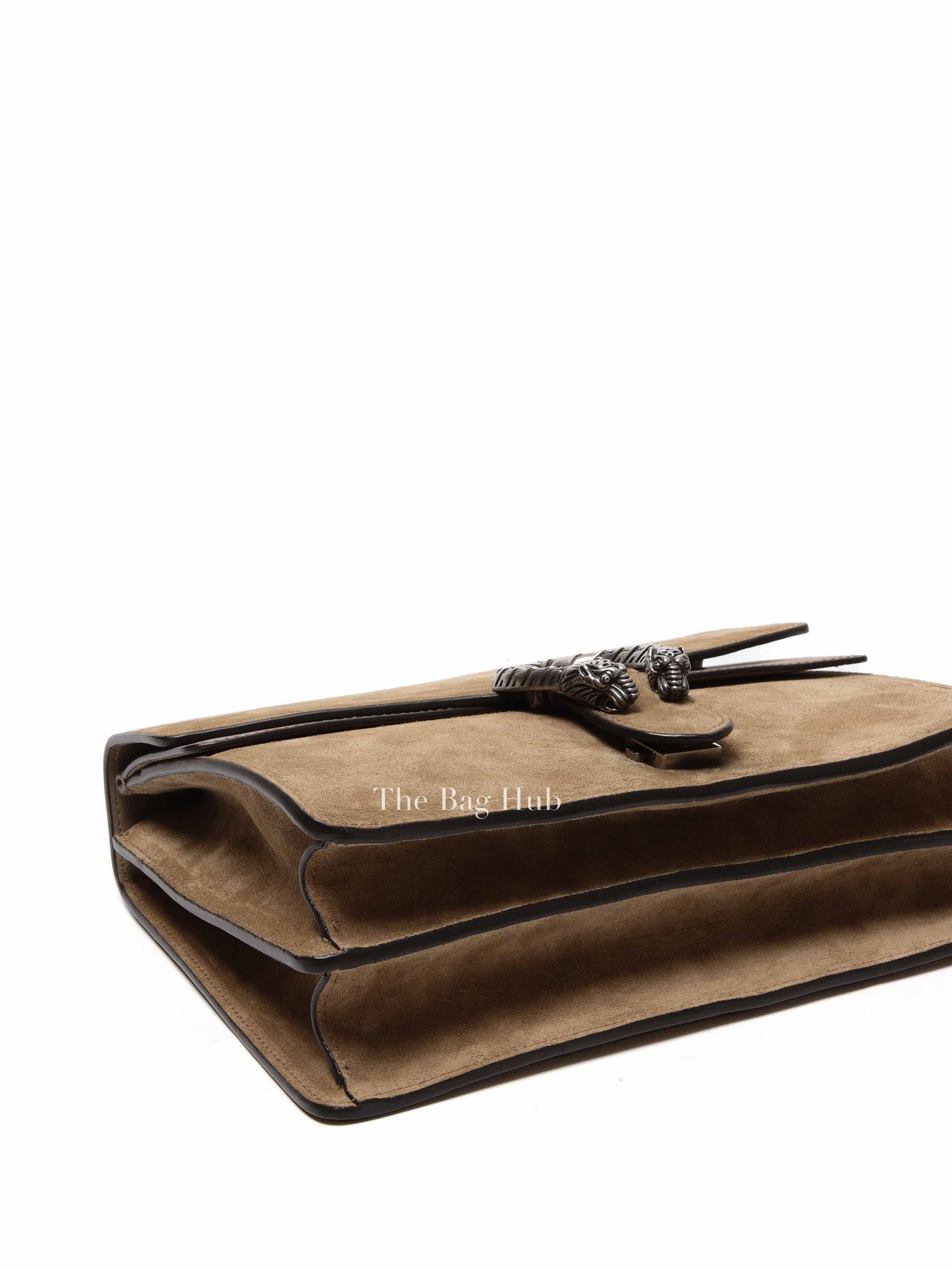 Gucci Beige Suede and Leather Medium Dionysus Shoulder Bag