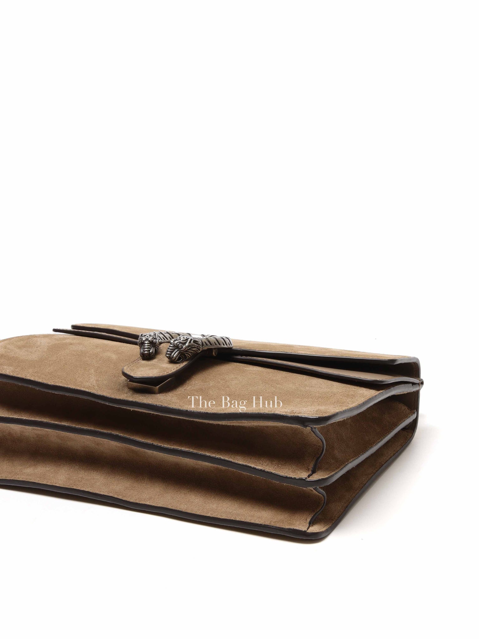 Gucci Beige Suede and Leather Medium Dionysus Shoulder Bag