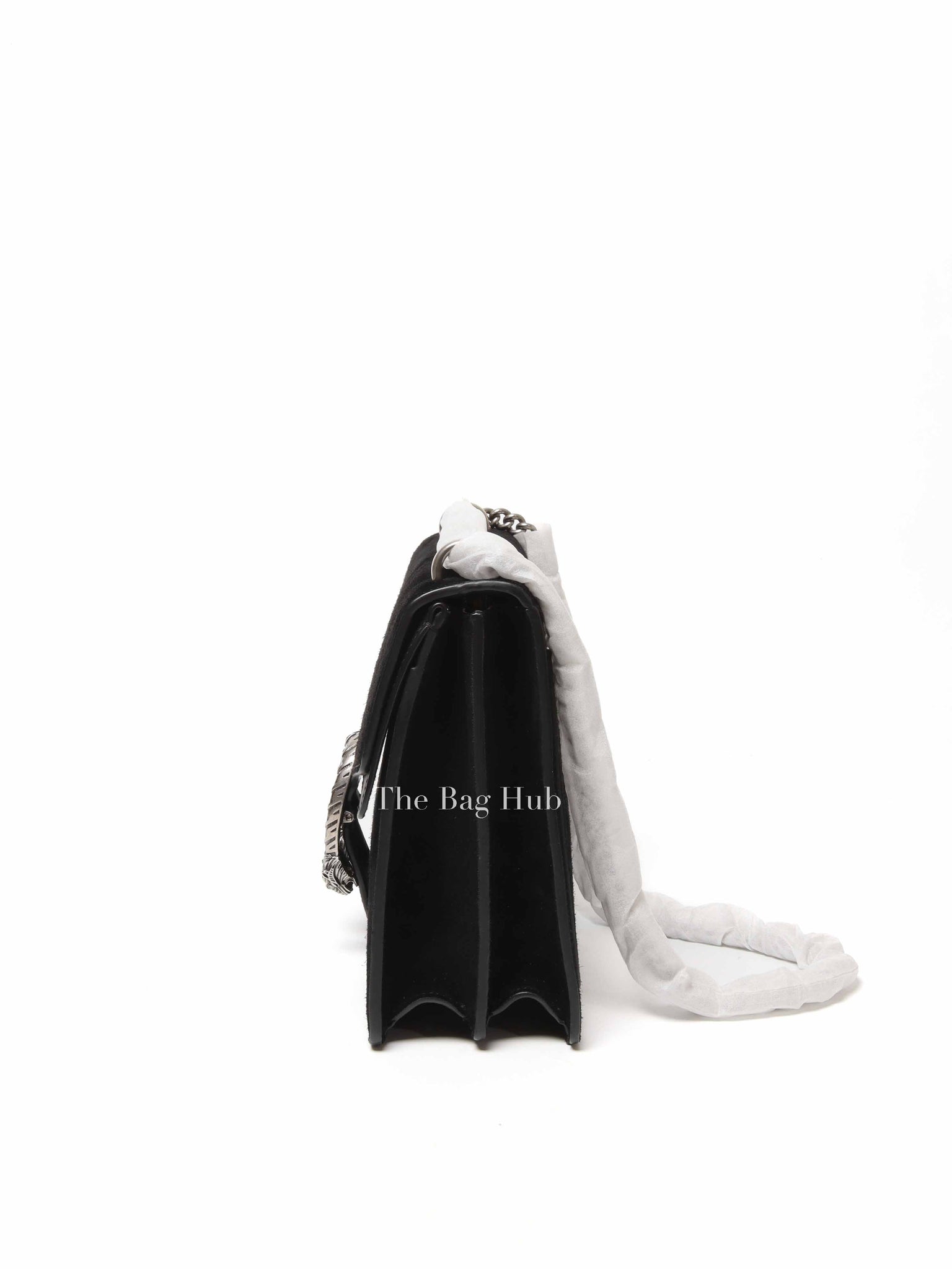Gucci Black Suede and Leather Medium Dionysus Bag
