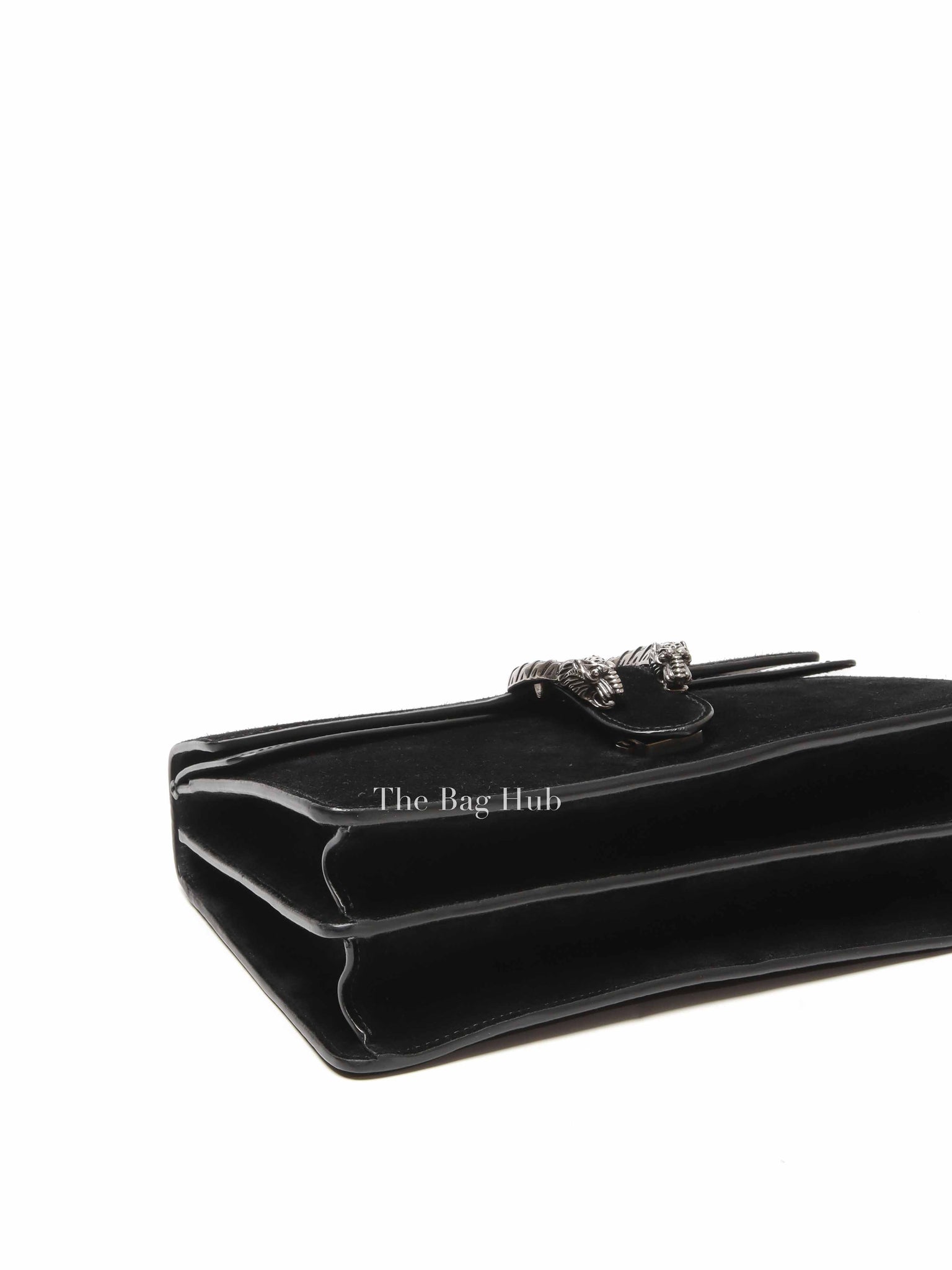 Gucci Black Suede and Leather Medium Dionysus Bag