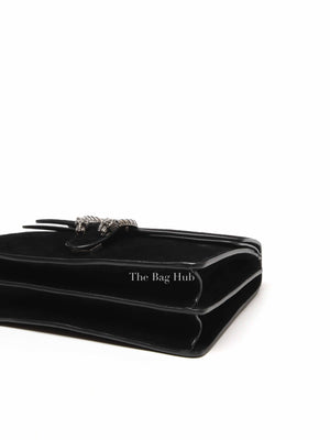 Gucci Black Suede and Leather Medium Dionysus Bag