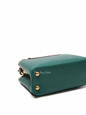 Louis Vuitton Emerald Taurillo Leather Python BB Capucine Bag