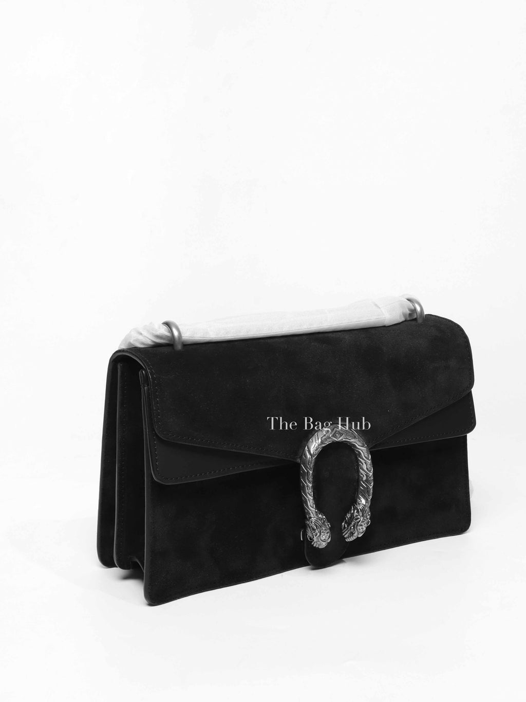 Gucci Black Suede Leather Small Dionysus Bag
