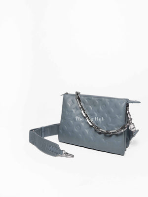 Louis Vuitton Glacier Blue Monogram Empreinte Leather Coussin PM Shoulder Bag