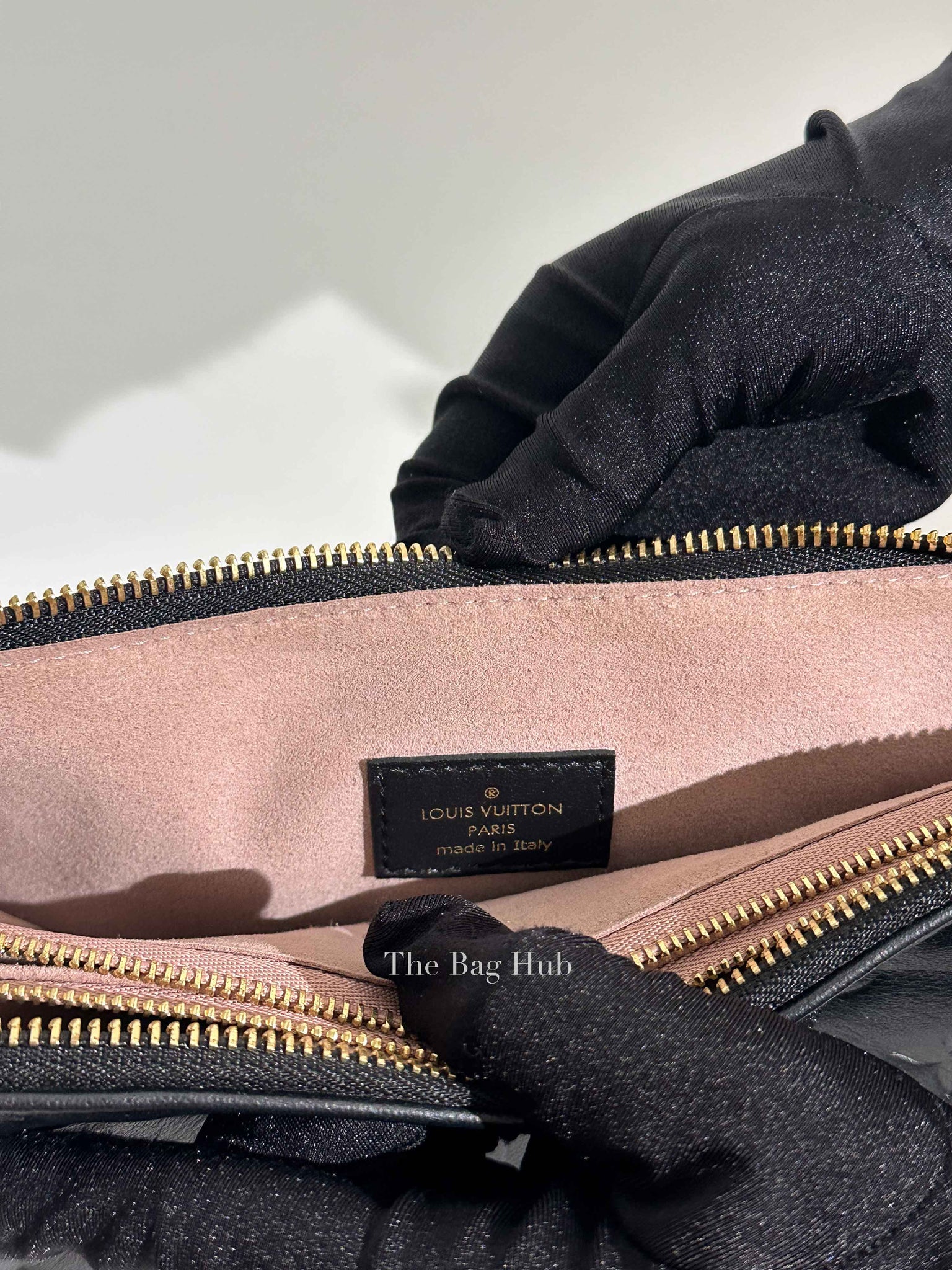 Louis Vuitton Noir Monogram Empreinte Leather Coussin PM Shoulder Bag