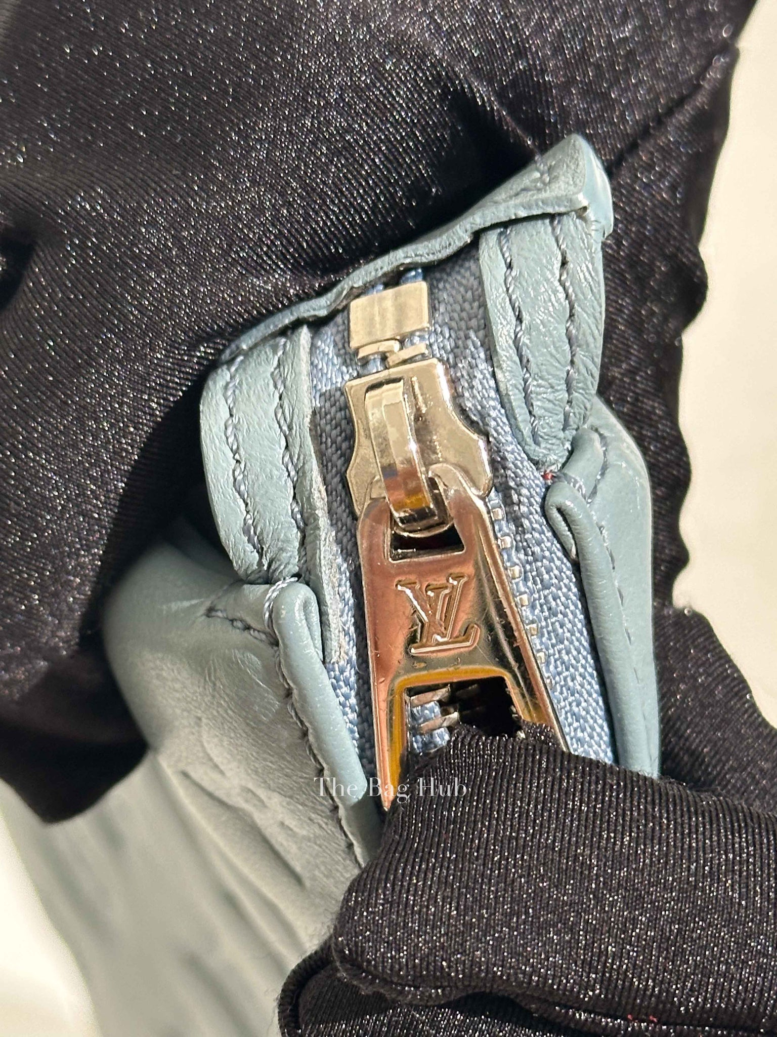 Louis Vuitton Glacier Blue Monogram Empreinte Leather Coussin PM Shoulder Bag
