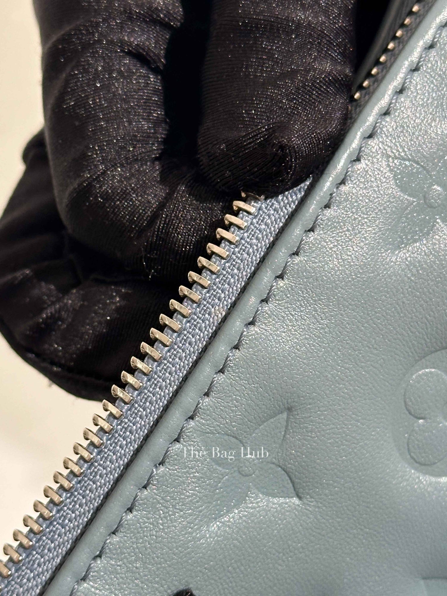 Louis Vuitton Glacier Blue Monogram Empreinte Leather Coussin PM Shoulder Bag