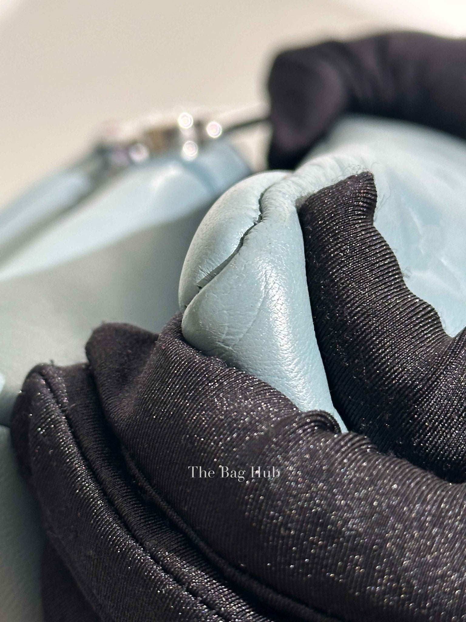 Louis Vuitton Glacier Blue Monogram Empreinte Leather Coussin PM Shoulder Bag