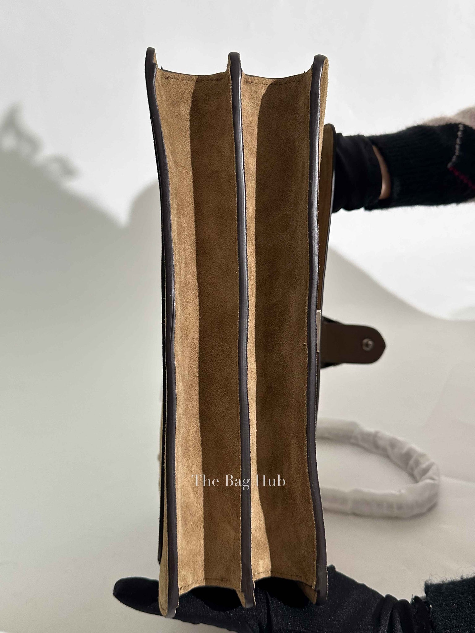 Gucci Beige Suede and Leather Medium Dionysus Shoulder Bag