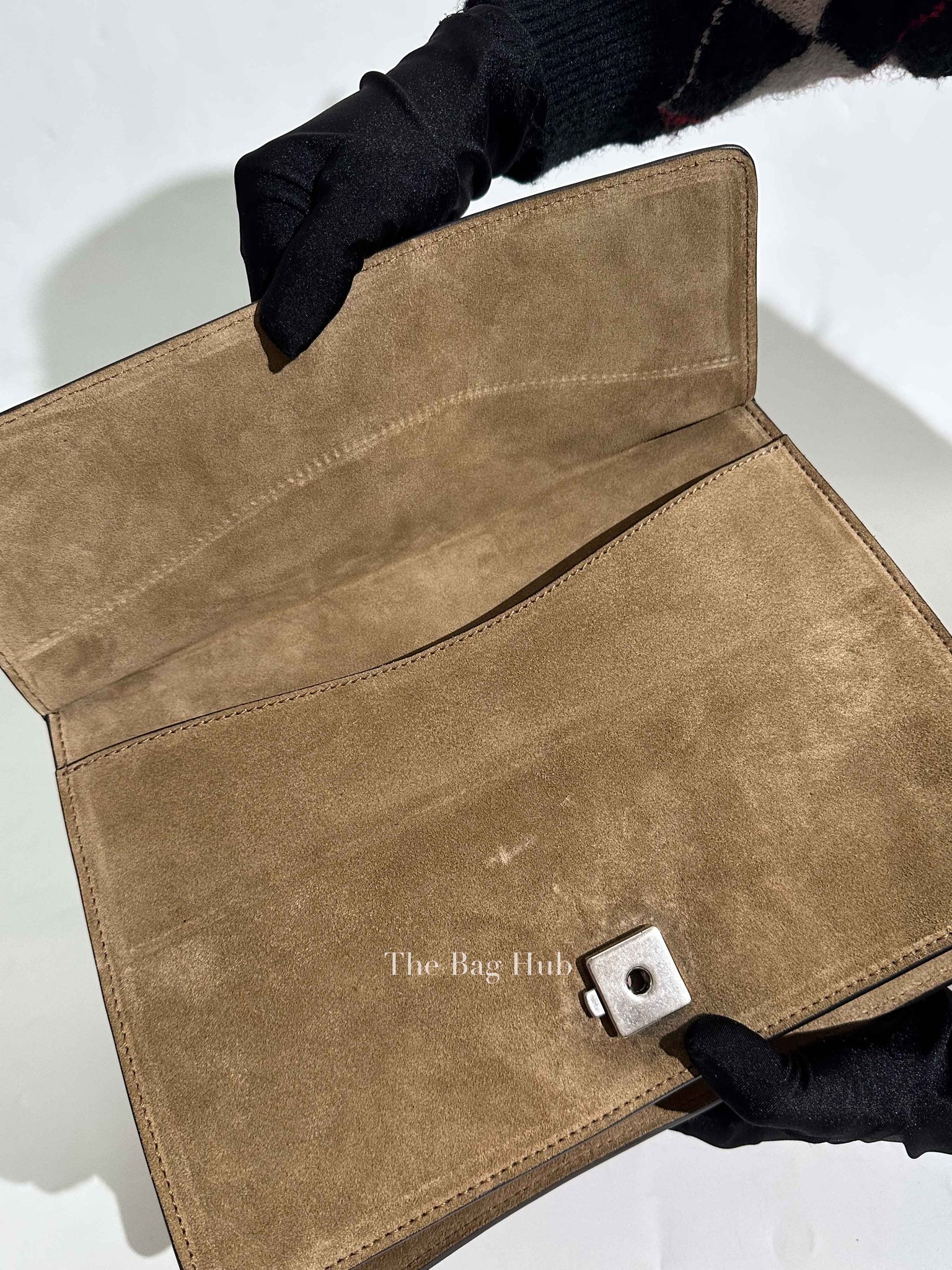 Gucci Beige Suede and Leather Medium Dionysus Shoulder Bag