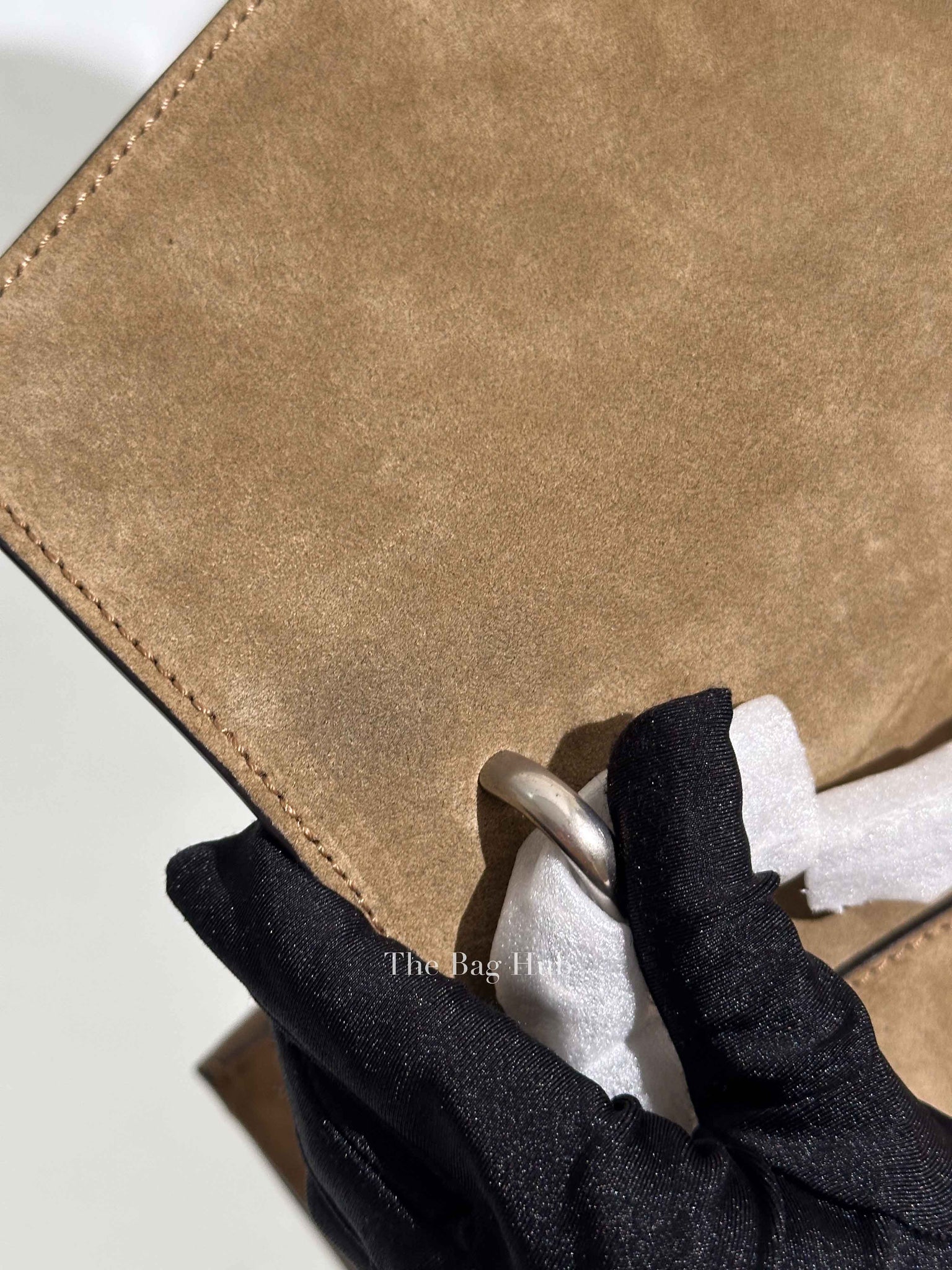 Gucci Beige Suede and Leather Medium Dionysus Shoulder Bag