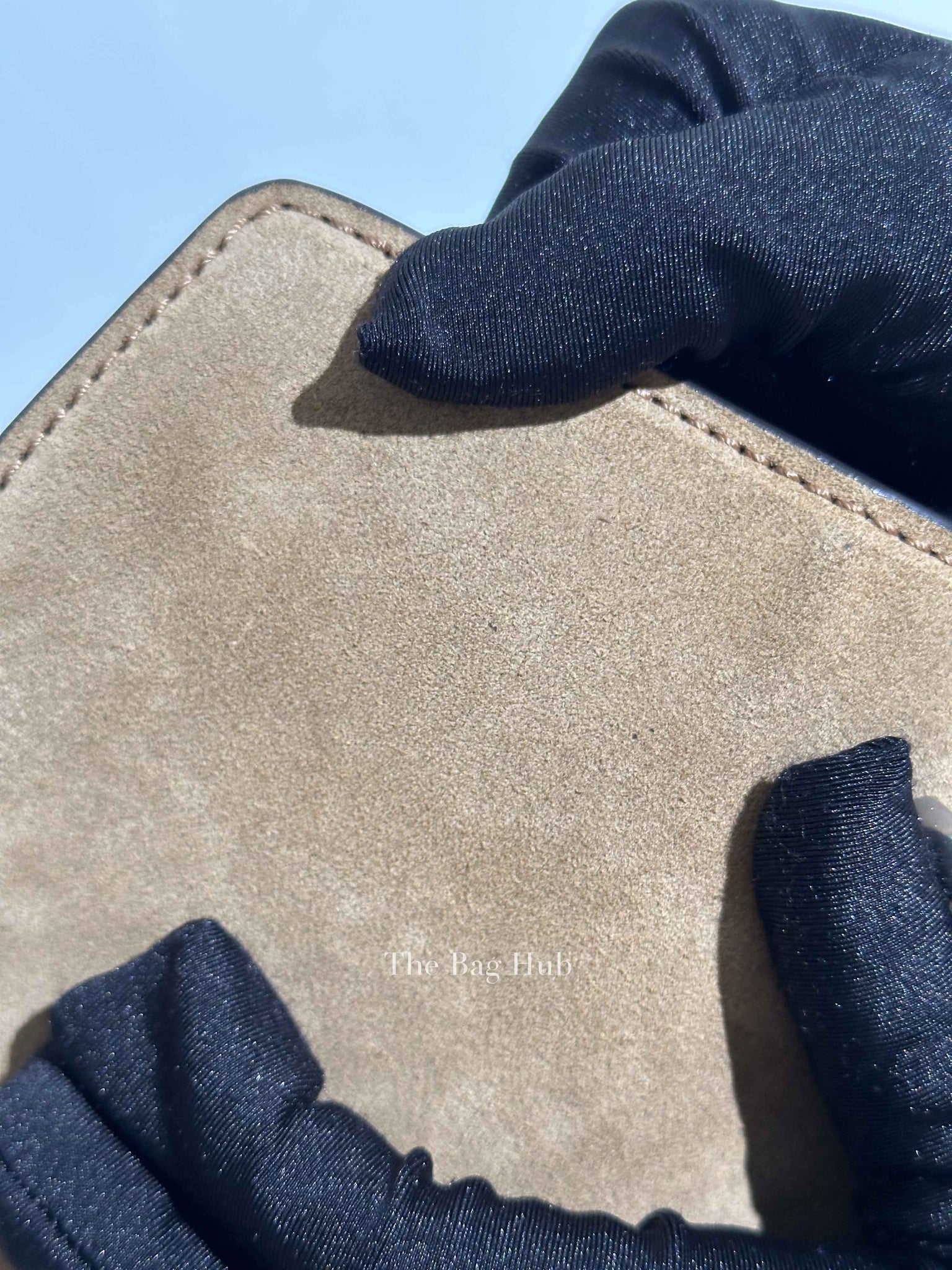 Gucci Beige Suede and Leather Medium Dionysus Shoulder Bag