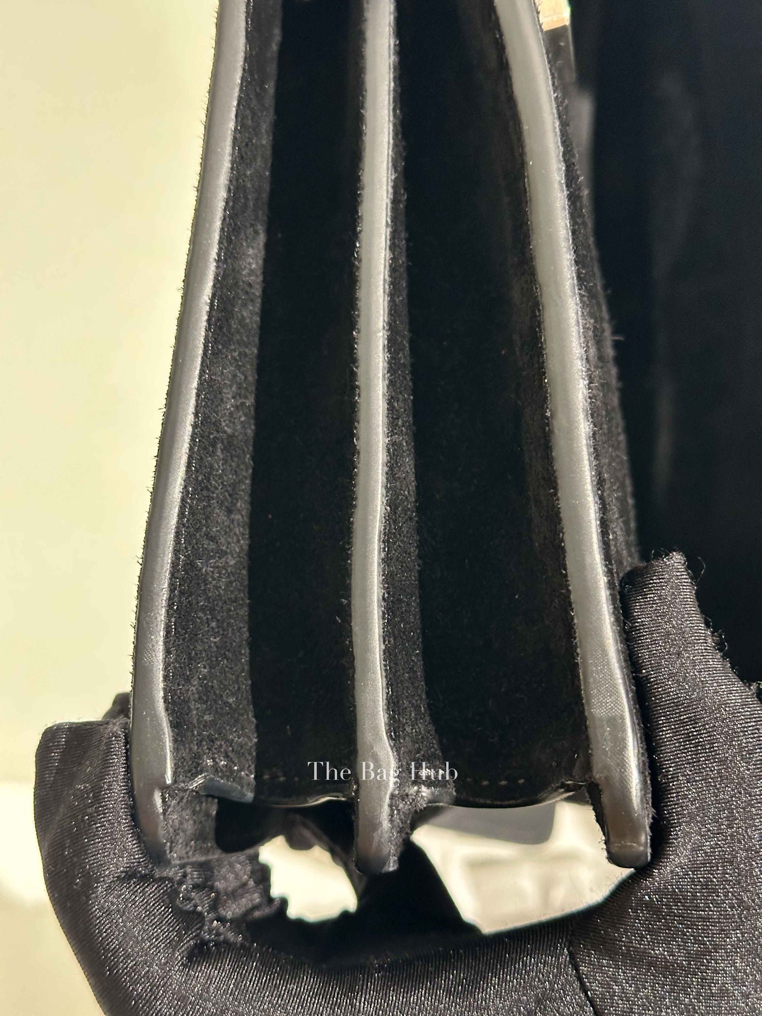 Gucci Black Suede and Leather Medium Dionysus Bag