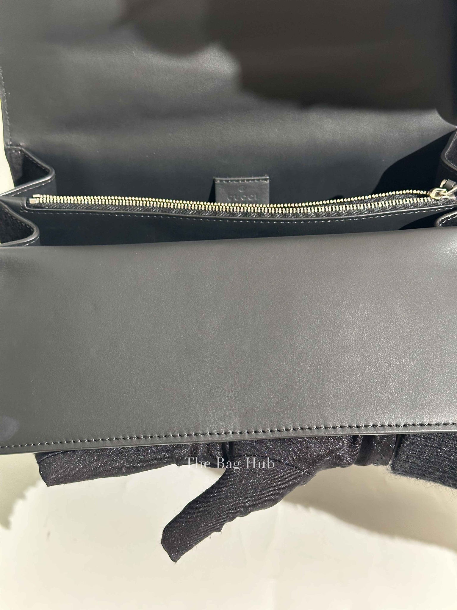 Gucci Black Suede and Leather Medium Dionysus Bag