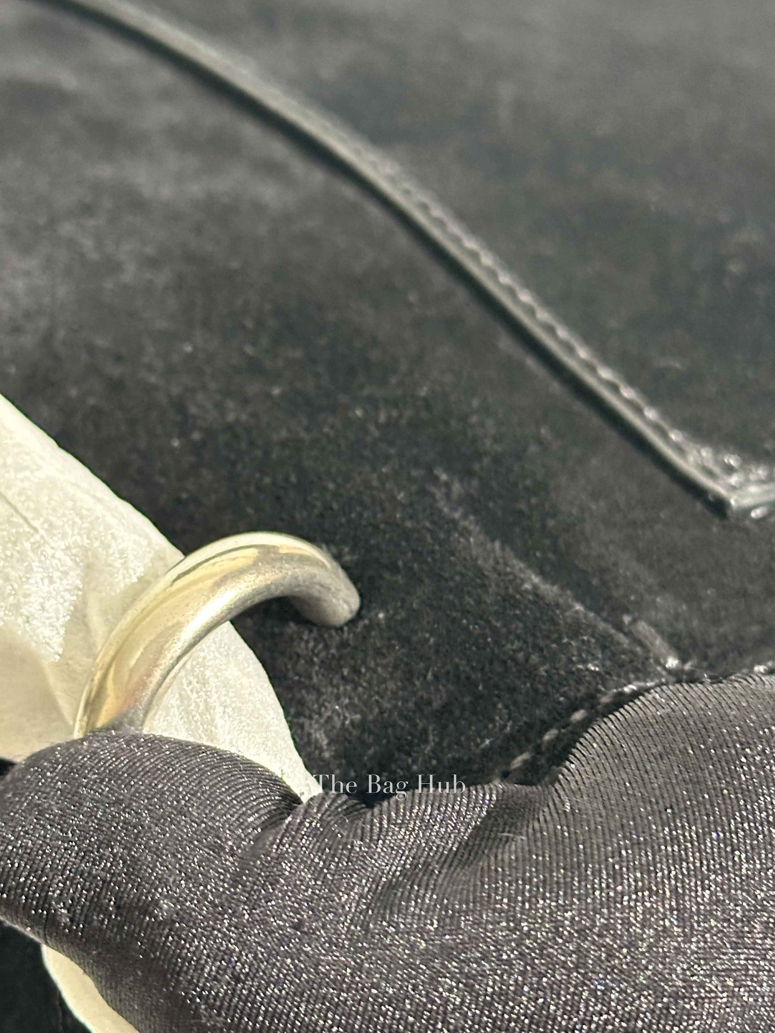 Gucci Black Suede and Leather Medium Dionysus Bag