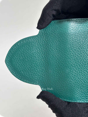 Louis Vuitton Emerald Taurillo Leather Python BB Capucine Bag