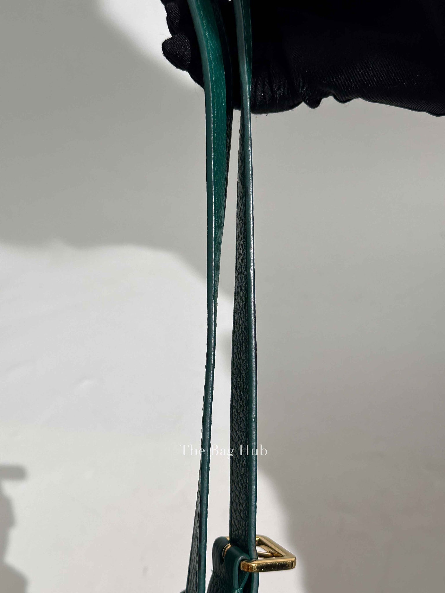 Louis Vuitton Emerald Taurillo Leather Python BB Capucine Bag