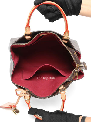 Louis Vuitton Brown Monogram Coated Canvas Petit Palais Handbag