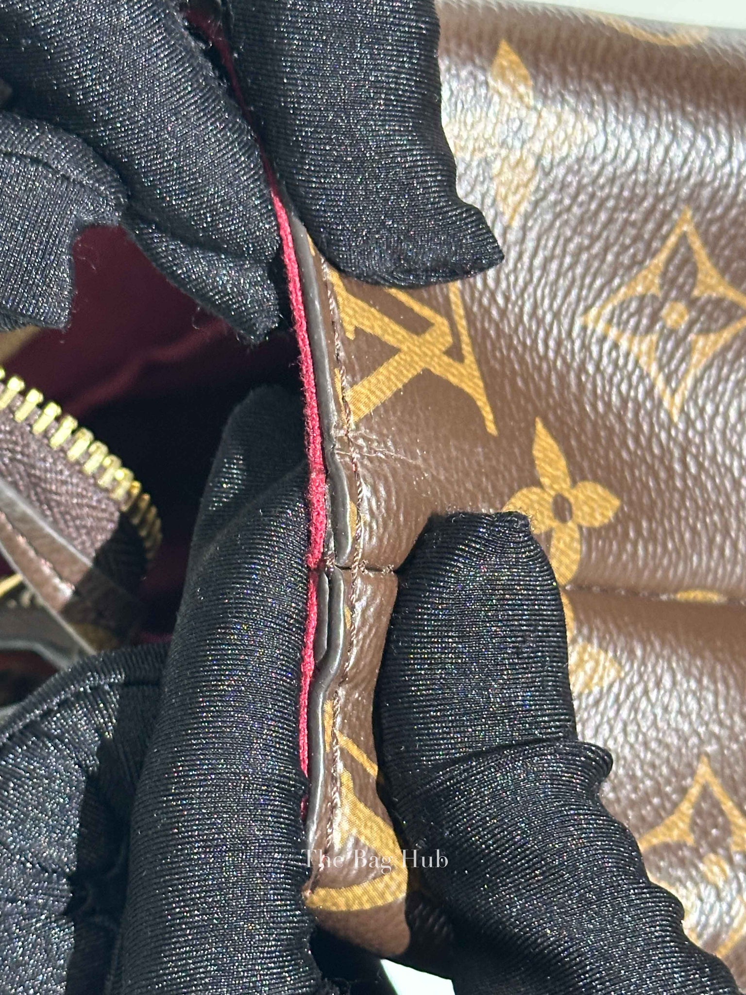 Louis Vuitton Brown Monogram Coated Canvas Petit Palais Handbag