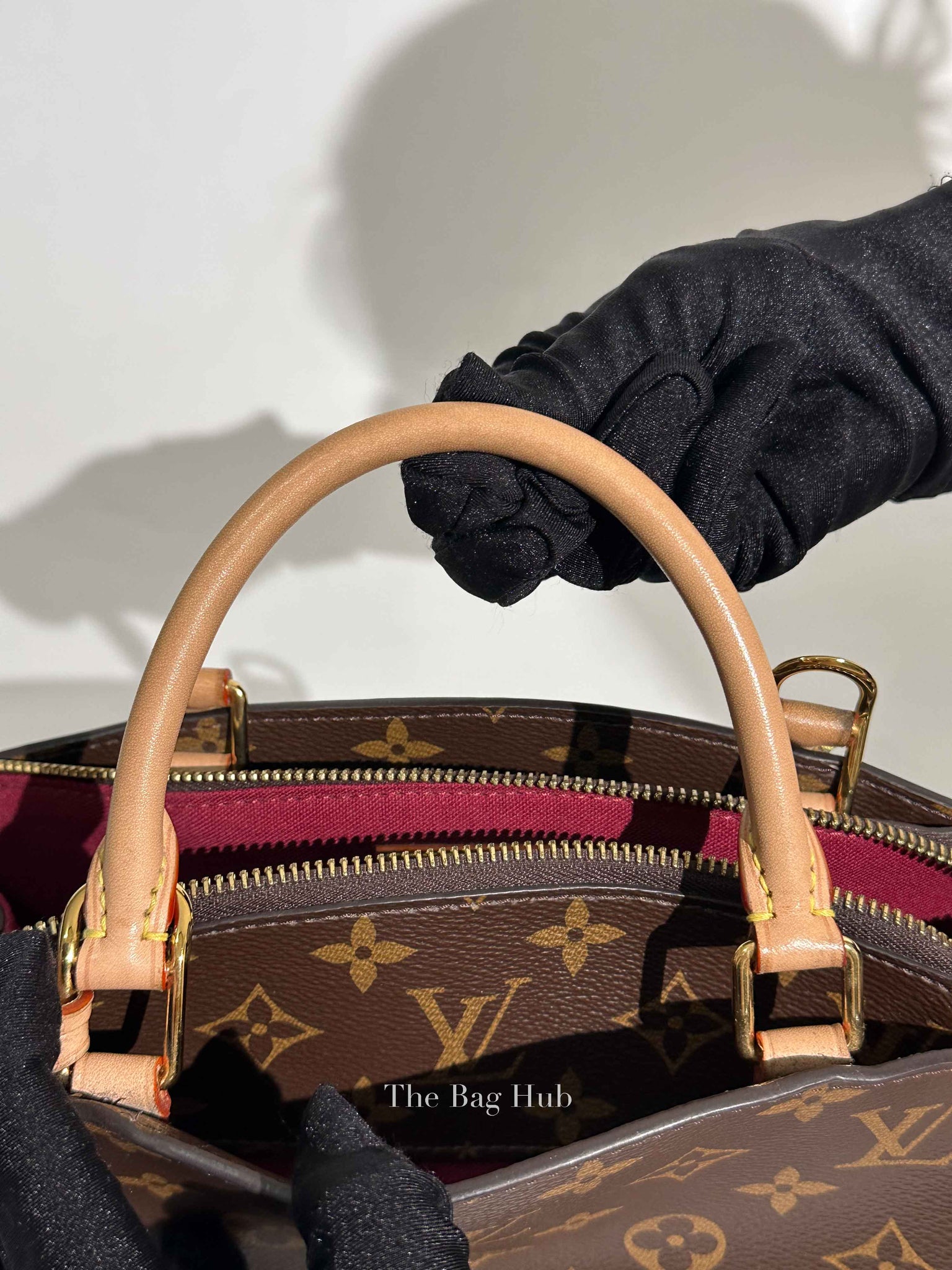 Louis Vuitton Brown Monogram Coated Canvas Petit Palais Handbag