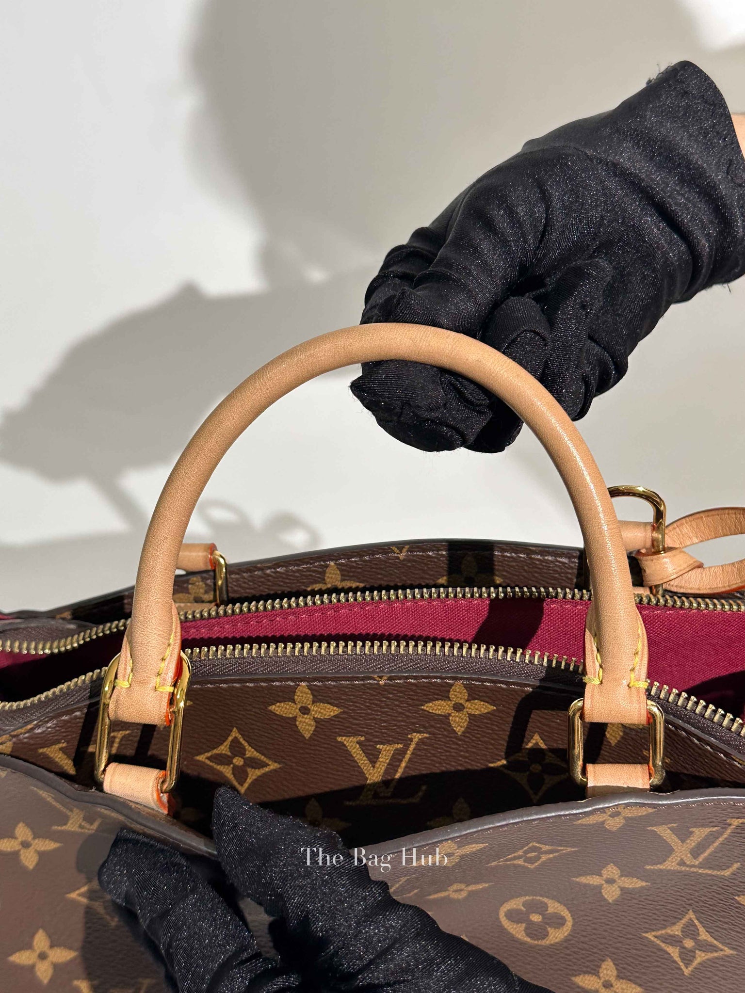 Louis Vuitton Brown Monogram Coated Canvas Petit Palais Handbag