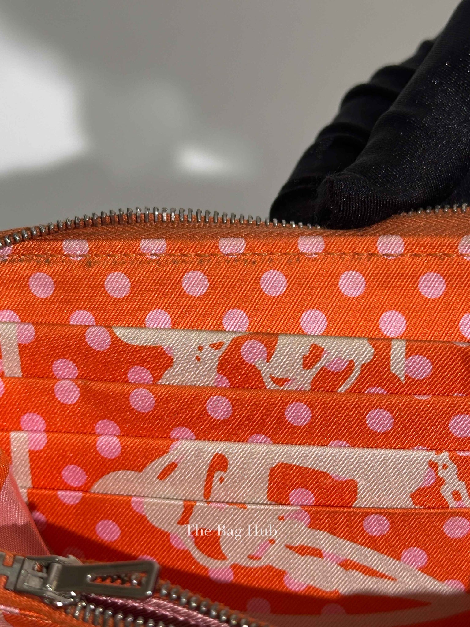 Hermes Orange Leather Azap Long Wallet