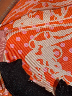 Hermes Orange Leather Azap Long Wallet