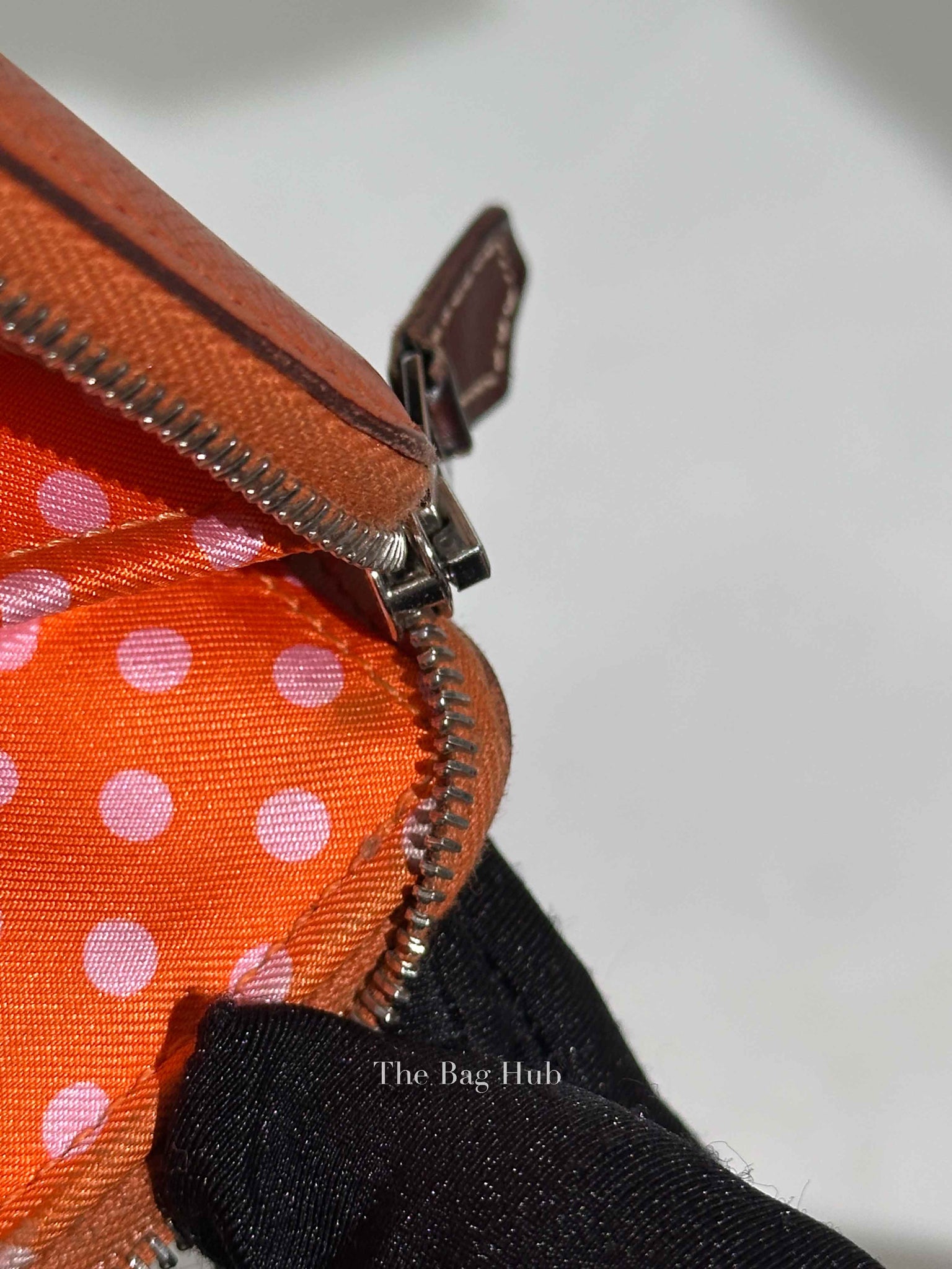 Hermes Orange Leather Azap Long Wallet