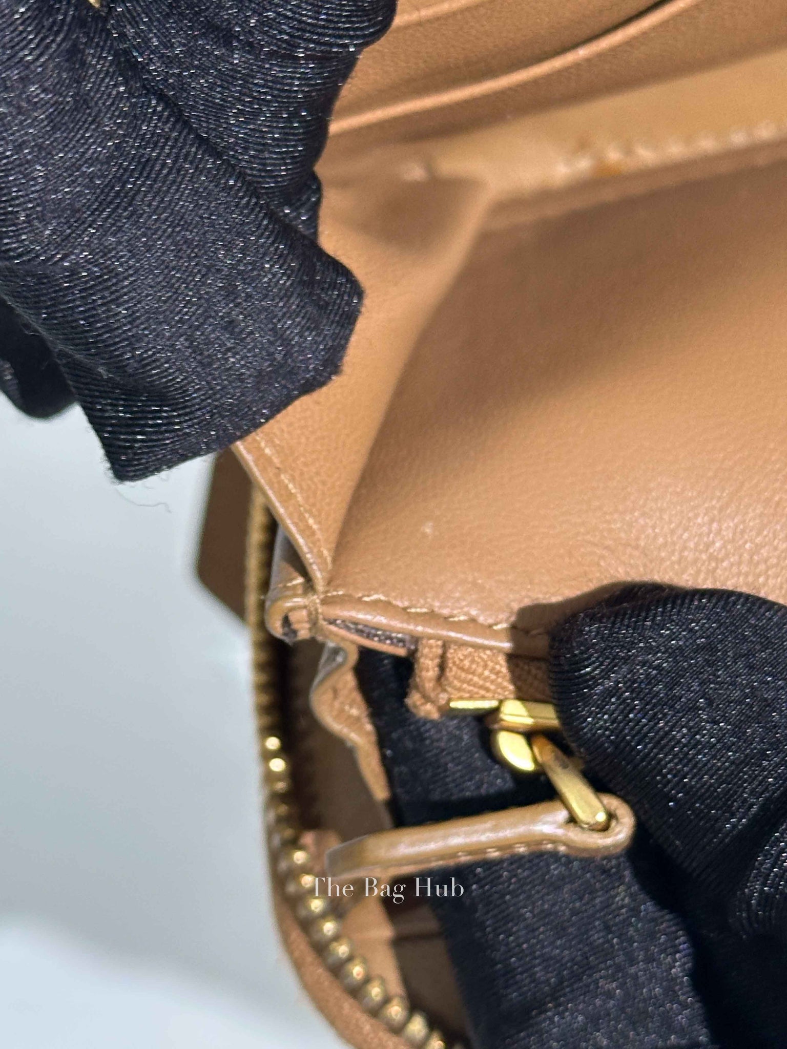 Bottega Veneta Brown/Pink Leather Intrecciato Long Wallet
