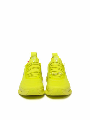 Loewe x On Amarillo Lime Green on Cloudtilt Stretch Recycled-Knit Women Sneakers Size 36