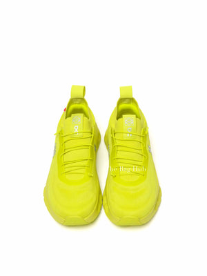 Loewe x On Amarillo Lime Green on Cloudtilt Stretch Recycled-Knit Women Sneakers Size 36