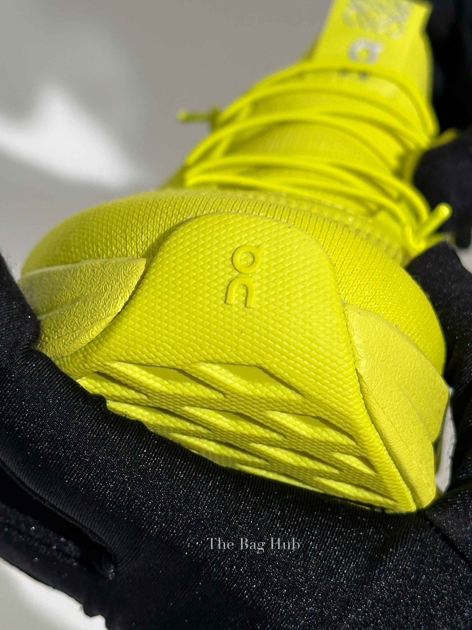 Loewe x On Amarillo Lime Green on Cloudtilt Stretch Recycled-Knit Women Sneakers Size 36