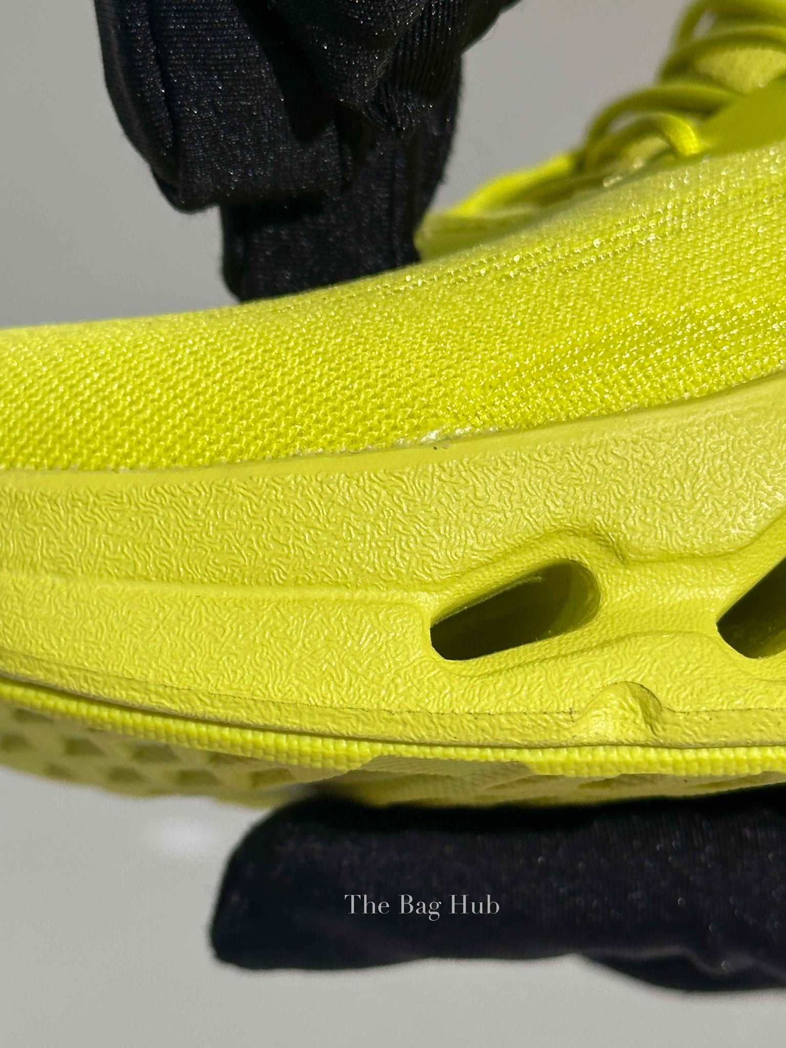 Loewe x On Amarillo Lime Green on Cloudtilt Stretch Recycled-Knit Women Sneakers Size 36