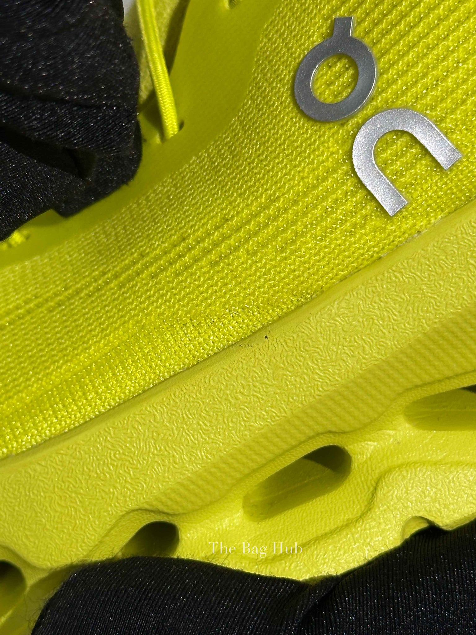 Loewe x On Amarillo Lime Green on Cloudtilt Stretch Recycled-Knit Women Sneakers Size 36