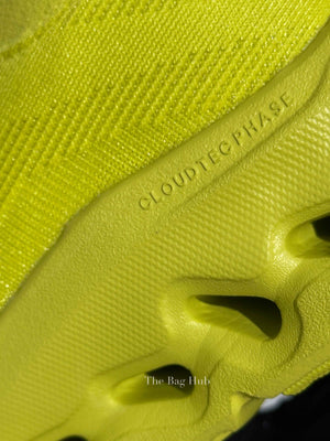Loewe x On Amarillo Lime Green on Cloudtilt Stretch Recycled-Knit Women Sneakers Size 36