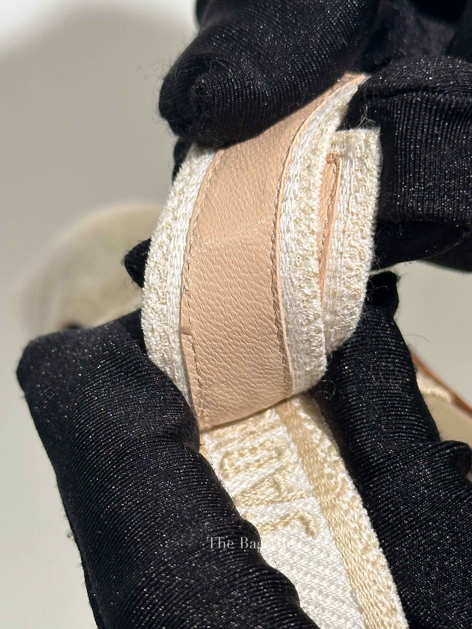 Dior Beige Embroidered Ballet Flats Size 37