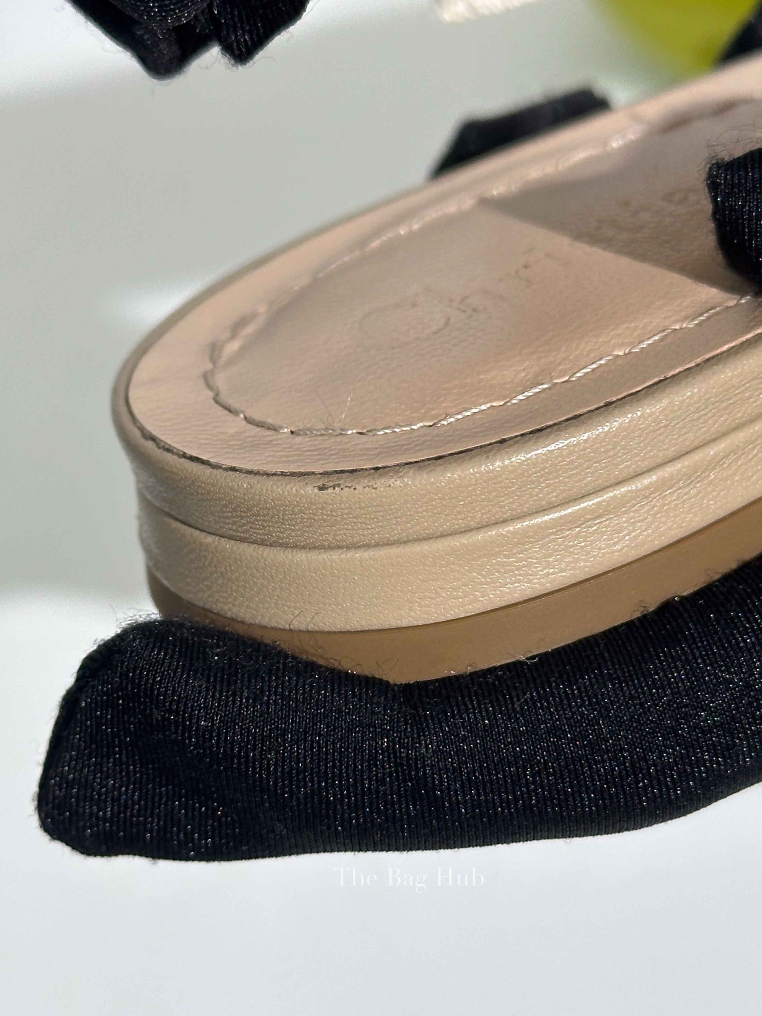 Dior Beige Embroidered Ballet Flats Size 37